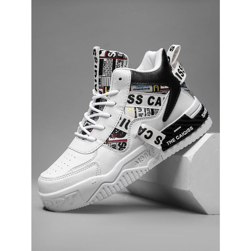 Men's New Skateboardg andCasual and Autumn Fashionable New Versatile Non-Slip, Wear-Resistant, Shock-Absorbing Skateboard Shoes