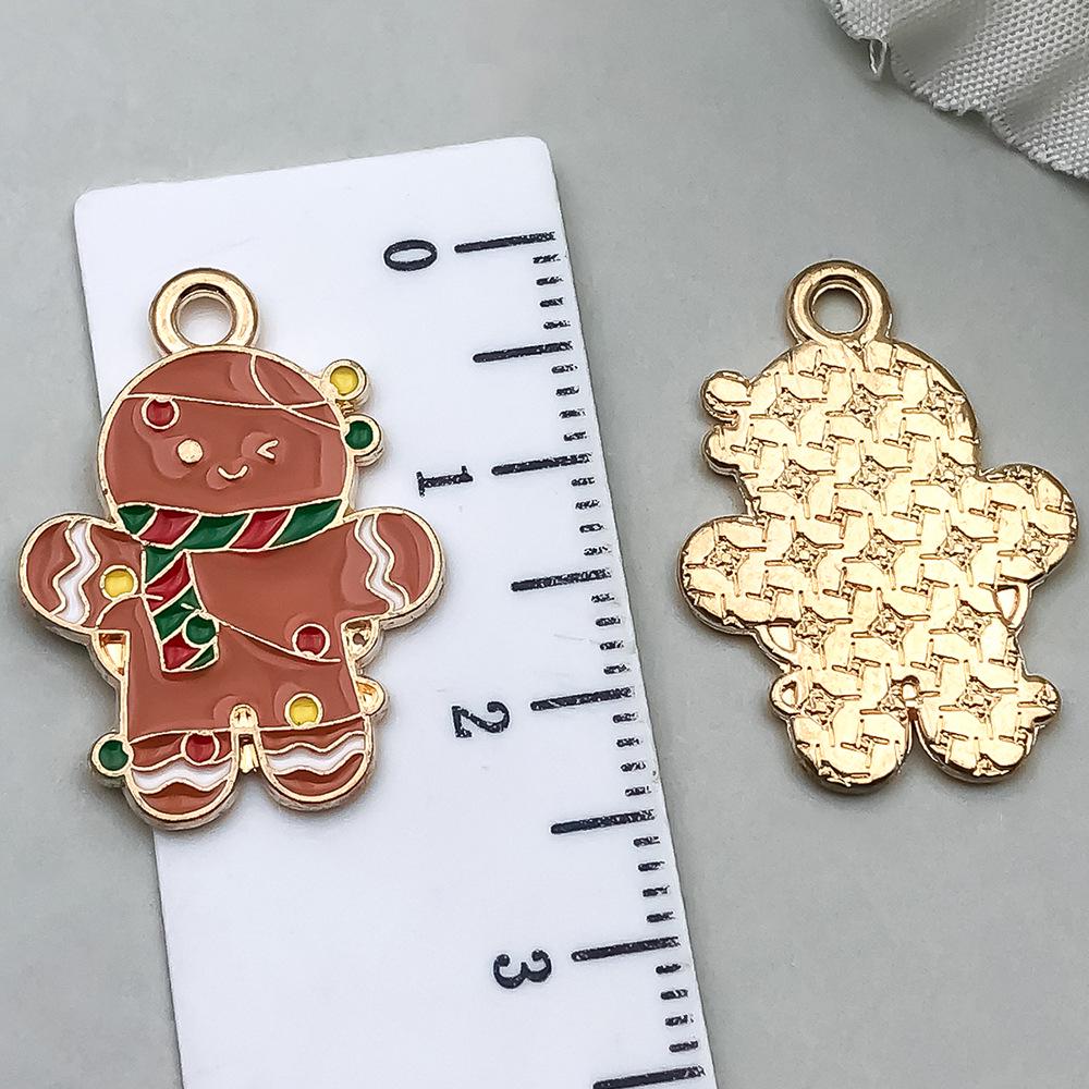 Christmas Drip Oil Jewelry Kit: Santa, Snowman, Bell, Reindeer Pendants for Bracelets & Keychains