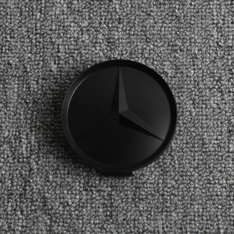 

Car Sticker 4pcs 75MM Car Styling Wheel Center Covers Hub Caps For Mercedes Benzs W211 W203 W204 W210 W212 W220 W205 W124 AMG W2 75mm матовый черный