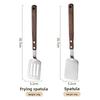 Walnut Handle Frying Spatula Anti-Scalding Fried Steak Shovel Spatula  Outdoor Kitchen Supplies