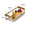 Antique European Style Twisted Towel Rack with Basket
