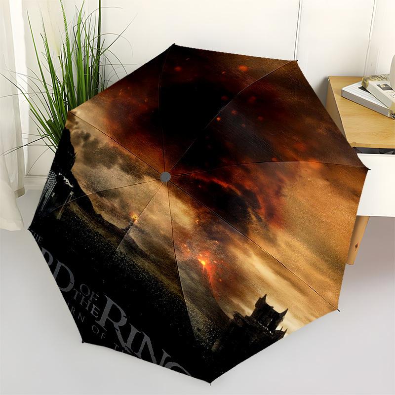 

1pc Lord of the Rings: Return of the King Umbrella with Plastic Handle,Suitable for All Seasons Travel Outdoor Multi-functional UmbrellaDCS274
