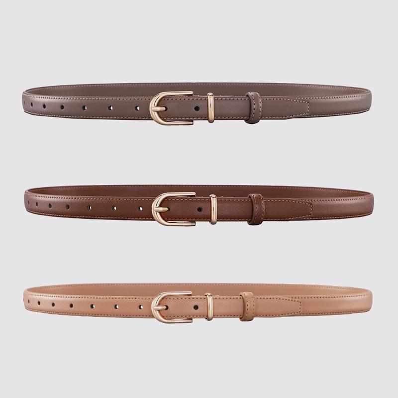 Women's Versatile High-End Fashion Waist Belt - Simple, Casual Style for Jeans