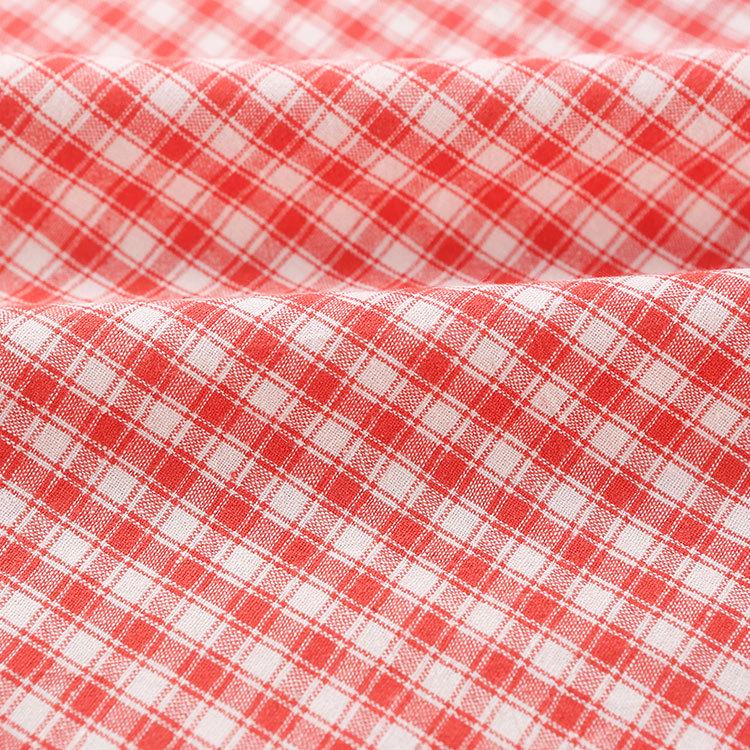 Tkanina w kratę bawełniana barwiona 21-ct na odzież dziecięcą i damską