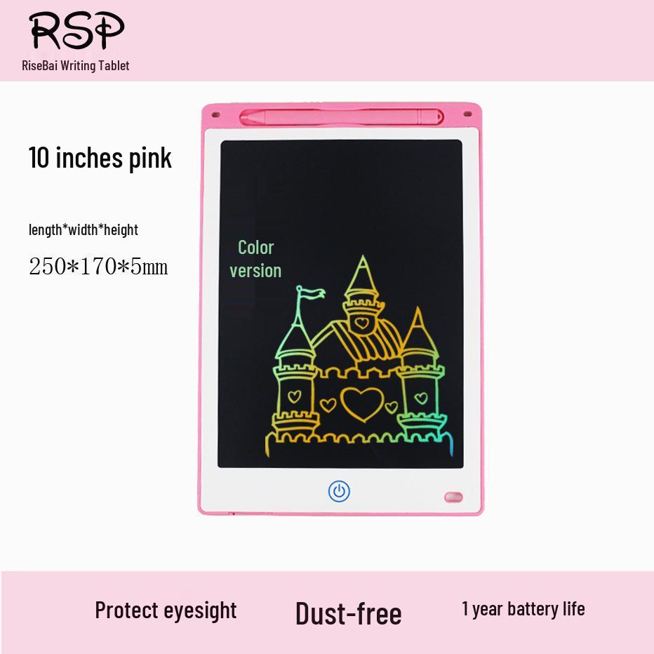 White LCD Drawing Board for Kids - 8.5", 10", 12" Educational Handwriting & Art Toy