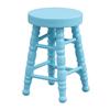 Realistic Wood Stool Zakka Realistic Pretend Play for Role Display Round Top Stool Model Vintage Stool 1:12 Doll House