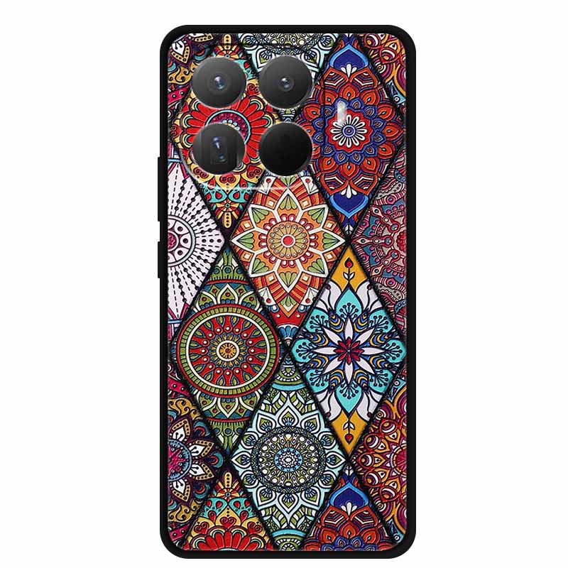 3D TPU Case For Xiaomi 15T 15 T 5G Relief Flowers Coque Embossed Blossoms Funda Silicone Soft Back Phone Cover For Xiaomi15T