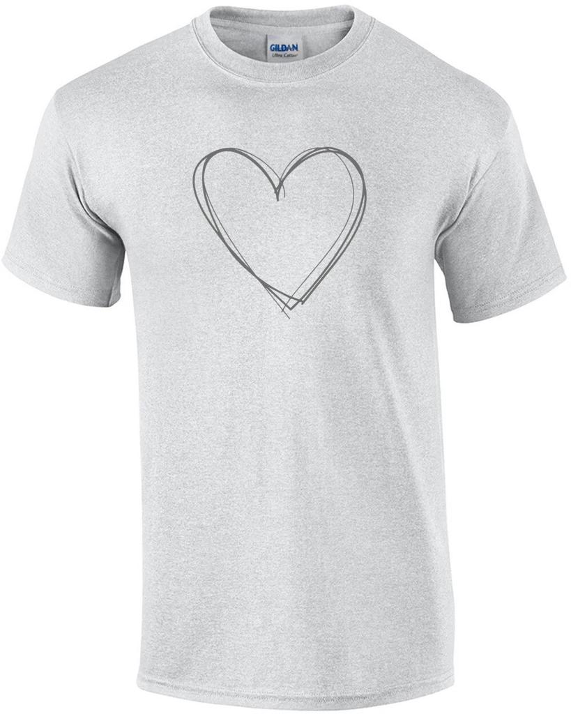 Cute Heart Sketch Tee