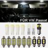 16Pcs/Set White Car LED Interior Reading Light Kit For VW Passat B6 12V