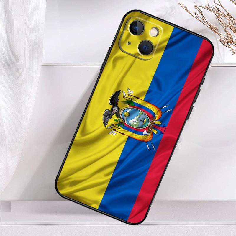 Ecuador Flag Shockproof Case For iPhone 17 11 14 15 16 Pro Max Plus 12 13 Mini 16e 17 Air Phone Cover