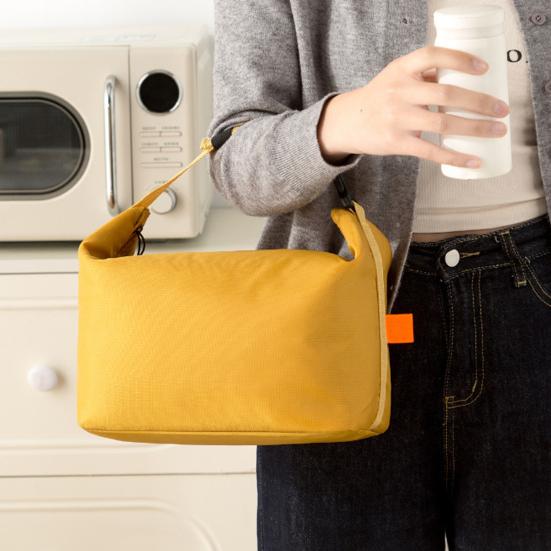Lunch Box Bag Zipper Closure Large Capacity Waterproof Easy To Clean Lightweight Portable Bento Bag Insulation Pouch