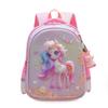 Elsa Einhorn 3D Kinder Schulrucksack Mit Luftpolster-Trägern Für Erstklässler
