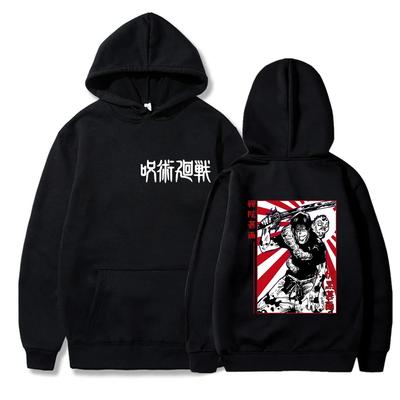 Toji Manga Vers Hoodies Men Women Hooded Sweatshirts Fashion Casual Pullovers Autumn Boys Girls Black Streetwear Hoodie