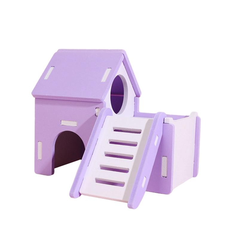 

Маленький питомец хомяк шиншилла домик роскошная вилла милый и игривый простая установка