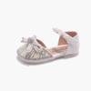 2024 Girls Party Shoes Elegant Sweet Pearl Children's Sandals for Wedding Party Fashion Luxury Kids Princess Dress Single Shoes
