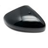 For Ford Fiesta MK8 2018-2024 2x Car Replacement Rearview Side Mirror Cover Wing Cap Exterior Door Rear View Case Trim Black