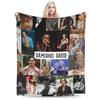 Damiano David rock singer fan gift Accessories Blanket Lightweight Warm Throw Blankets for Couch Multisize Bedding Throws