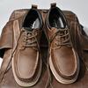 Fashion Cowhide Men Business Dress Shoes Fashion Genuine Leather Outdoor Office Shoes British Casual Lace Up Flat Designer Leather Shoes
