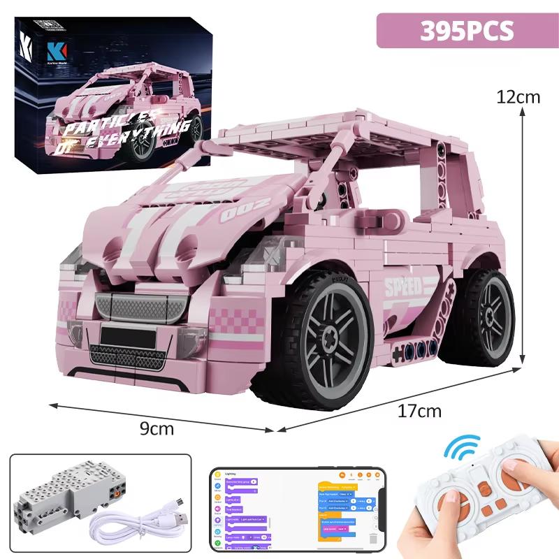 Non-Toxic Technical App Programming Remote Control City Off-Road Racing Car Building Blocks Rc Vehicle Truck Moc Bricks Gifts Toys Gifts