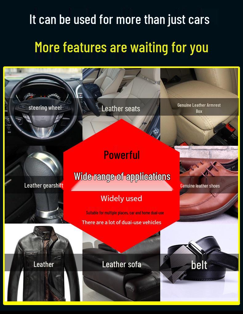 Multifunctional Car Plastic, Rubber & Leather Restorer - Nourishing Cream for Interior & Dashboard