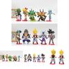 10-piece Dragon Ball Hand-painted Action Figure Toy Set 7.5-9cm Height