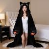 Hooded Halloween Blanket, Suitable For Halloween Decoration