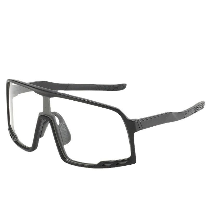 Hot Sale Fashion Cycling Glasses Outdoor Sports Glasses One-Piece Large Frame Sunglasses Colorful Reflective Mercury Sunglasses