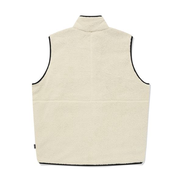 Covernat Solid Color Fleece Casual Vest Unisex vests CO2303JK22IV