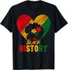 I Am Black History Heart Africa Graphic T-shirt