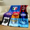 Italian Football Club Logos Blanket print blanket soft and cozy perfect for the living room bed sofa or a nap,gift