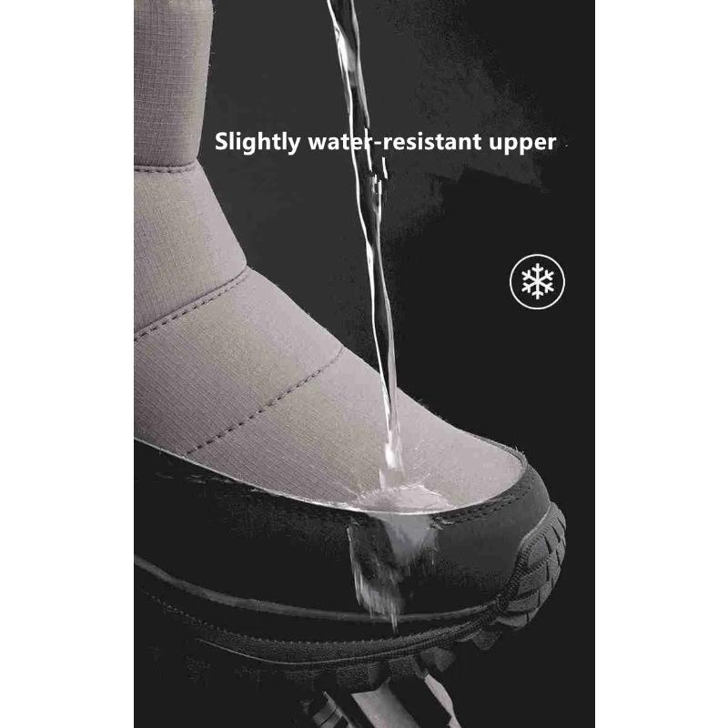 Brand Winter Sneakers Men's Boots Thick Plush Warm Men's Snow Boots Soft Non-Slip Men Ankle Boots Outdoor Waterproof Men's Boots
