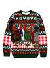 Funny Rooster Ugly Christmas Sweatshirt Men Women 3D Print Ugly Sweater Holiday Party Pullover Xmas Gift For Men Women Top New