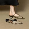 Fashion 2025 NEW Women Shoes Pointed Toe Flats Slippers Sexy New Sandals Elegant 2025 Summer Party Shoes Fashion Woman Shoes