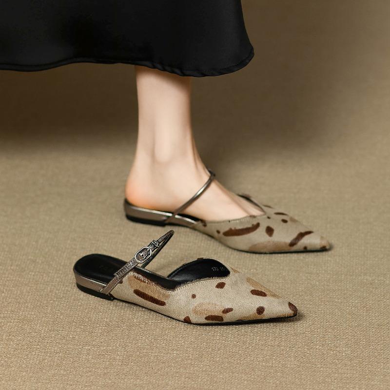 Fashion 2025 NEW Women Shoes Pointed Toe Flats Slippers Sexy New Sandals Elegant 2025 Summer Party Shoes Fashion Woman Shoes