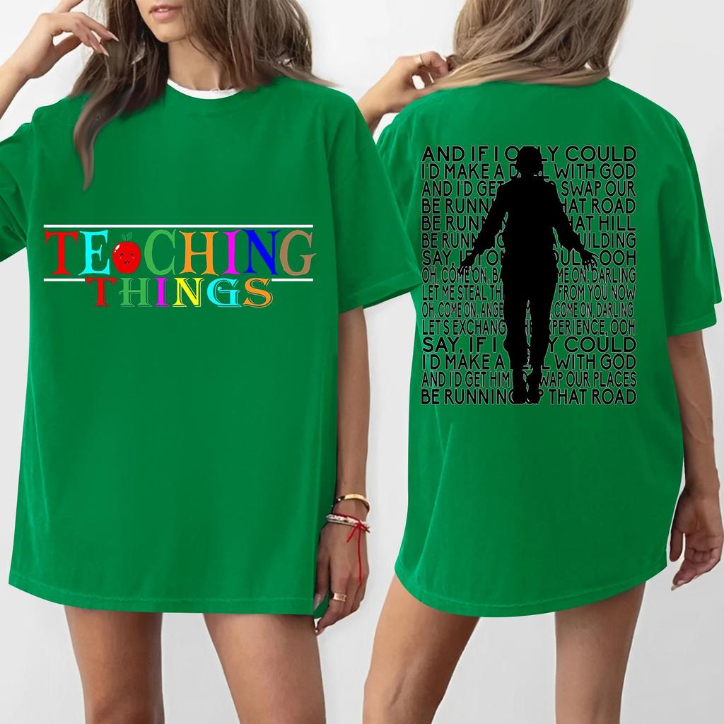 Women's Round Neck Printed Short-sleeved T-shirt Top