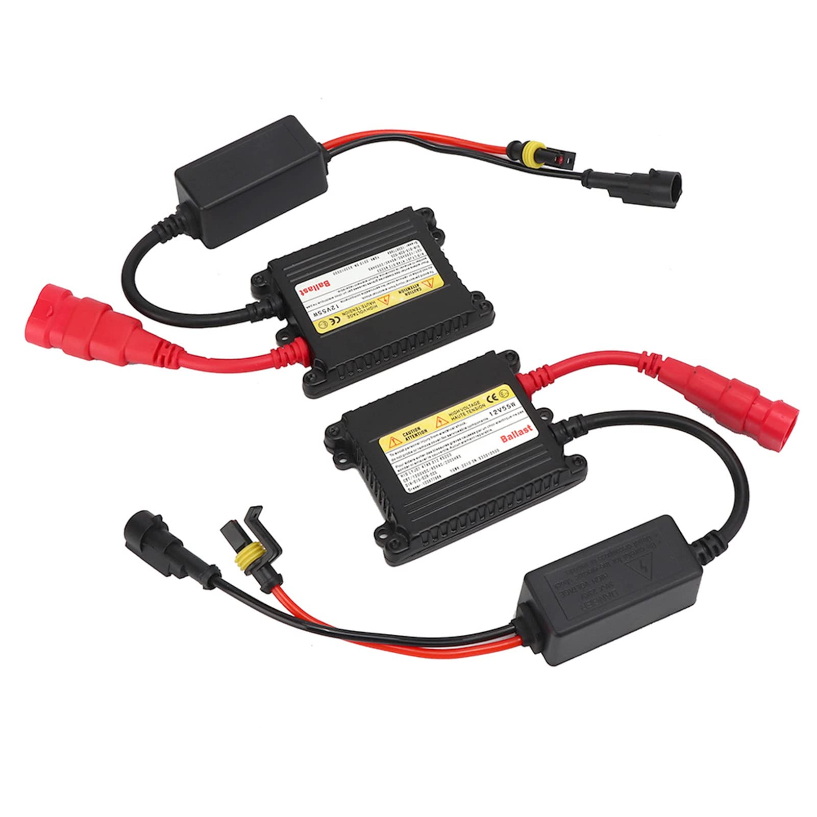 Блок розжига HID, 55 Вт Блок розжига HID, 2 шт. 12 В 55 Вт Универсальный ксеноновый CC HID Универсальный комплект преобразования реактивной мощности (Случайные аксессуары)