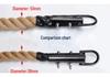 Gym & Outdoor Arm Strength Climbing and Battle Rope – Fitness, Tug of War, Swing, and Hemp Rope