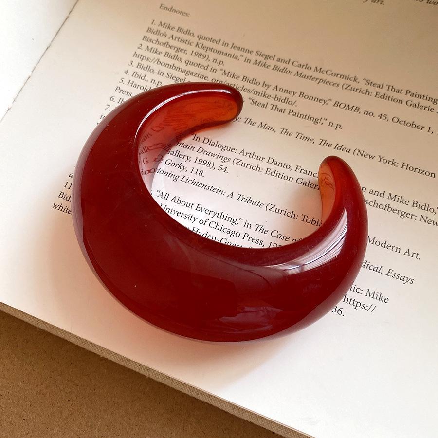 Minimalistyczna bransoletka z żywicy w kolorach gradientowych: Świeża, Słodka, Wszechstronna Bransoletka dla Kobiet