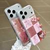 Pink Panther Glitter Cartoon Phone Case for iPhone 17 Pro Max