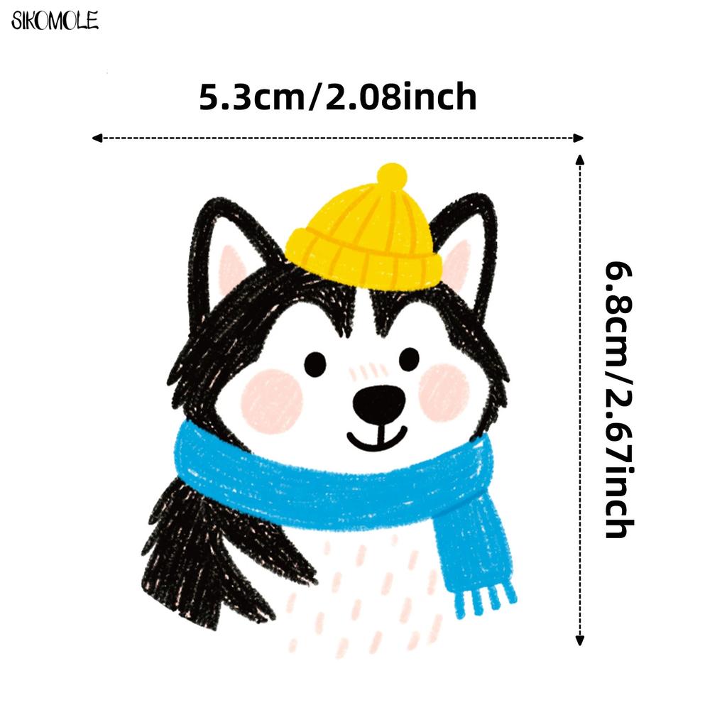 10 30 50Pcs Hand Drawn Cartoon Dogs Stickers Kawaii Anime Gym For Diy Pvc Decoration Laptop Guitar Waterproof Graffiti Sticker