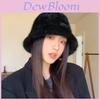 Angela Rabbit Fur Fisherman Hat For Winter Warmth And Windproof Protection