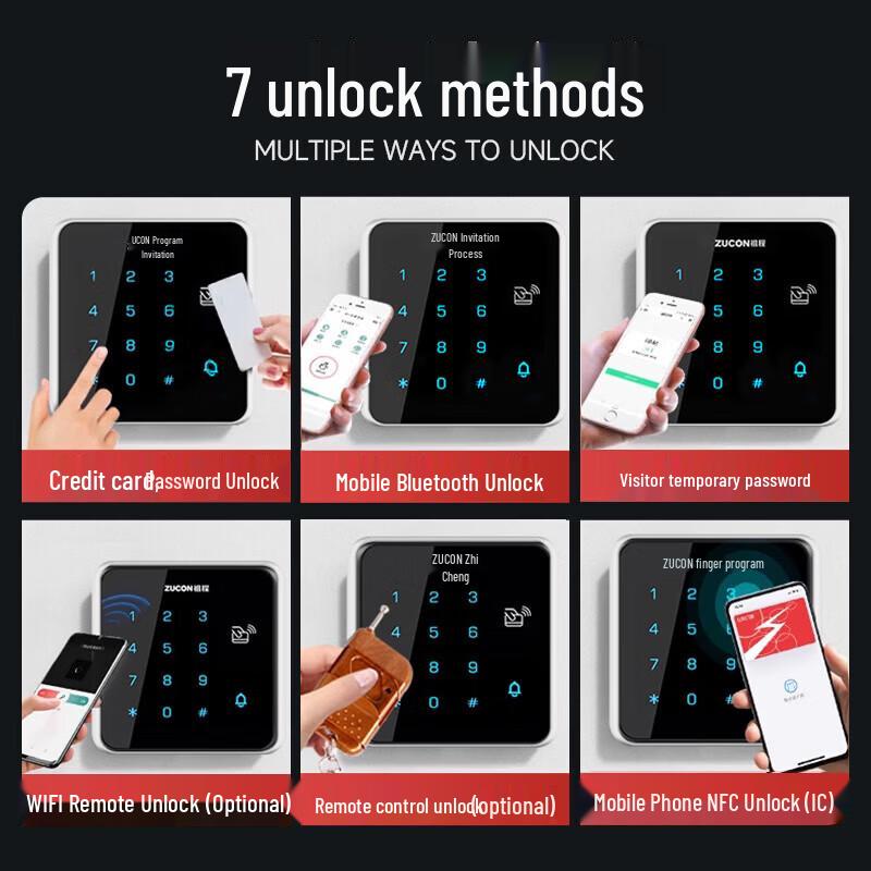 ZUCON Bluetooth APP Metal Access Control Kit CN plug (adapter included)