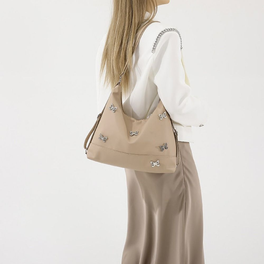 Shopping Bag Butterfly Shoulder Bag Y2K Crossbody Bag Casual Large Capacity Tote Bag  Streetwear