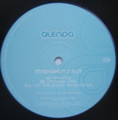 12inch Record MAKOKI  T.R.O.N.  Im Tired AL03 Alenda Housemus 2004 Spain Dance  Electronica Used