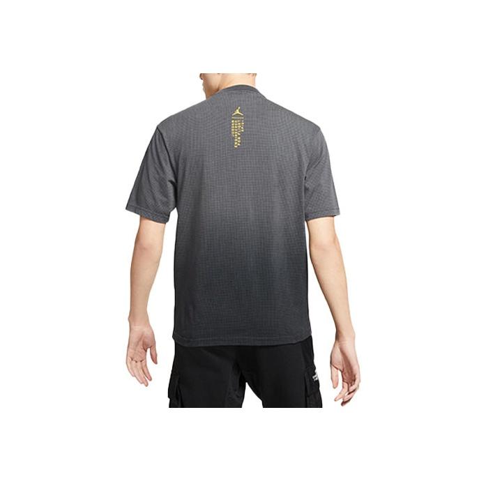 Jordan 23 Engineered Mesh Gradient Round Neck Sport Pullover Short Sleeve T-Shirt Men Tops Iron-Grey CV3378-010