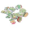 PVC Pickle Stickers Green Cute Sticker Scrapbook Stickers Vinyl Stickers  for DIY
