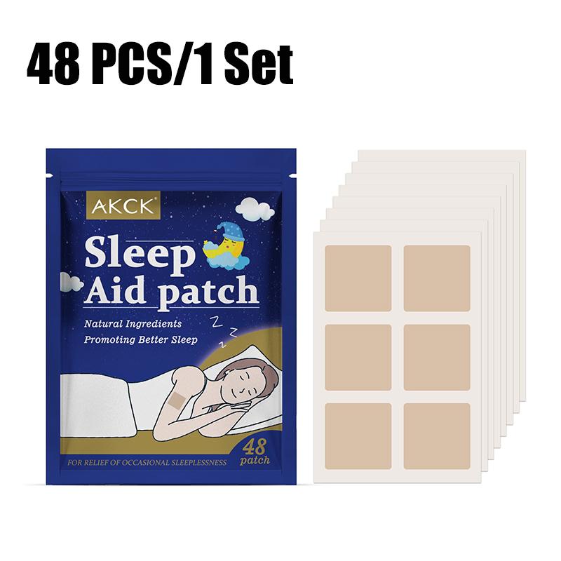 48Pcs Sleep Sticker Fast Long-Lasting Soothe Muscle Body Care Natural Safe Sleep Patch for Quality Rest