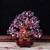 Natural Amethyst Fortune Tree Decoration Living Room Television Cabinet Home Decoration Crafts Gifts Desk Decoration Wedding