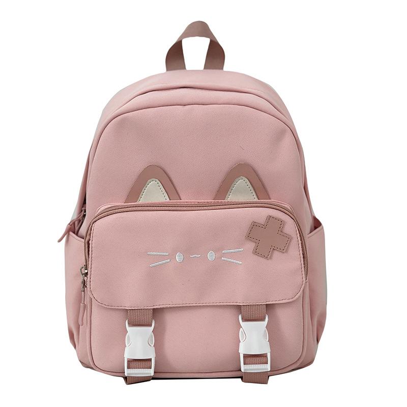 Cat Pattern Backpack Student Schoolbag Women's Travel Backpack