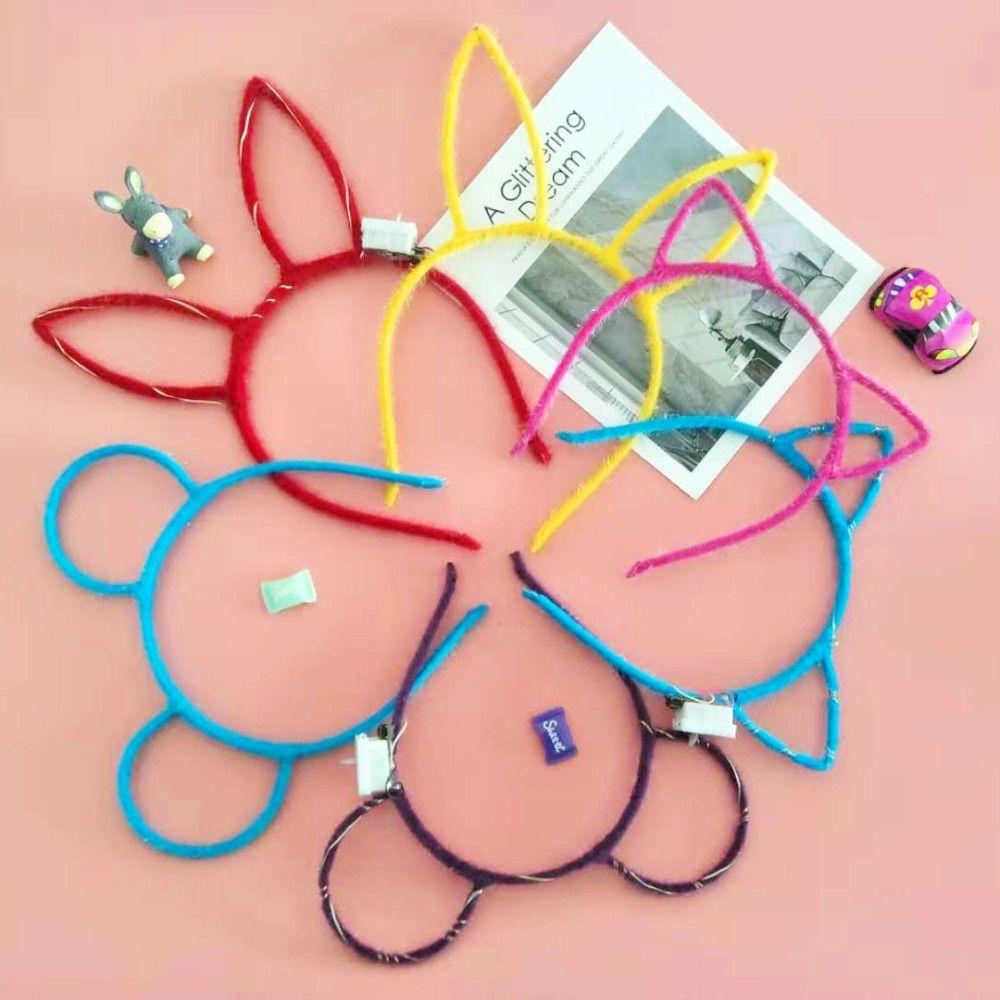 Concert Support Decoration Glowing Cat Ears Hair Band LED Rabbit Ears Headband  Kid
